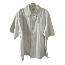 Vintage Happy Chef White Short Sleeve Chef Shirt – Style #501 – Size XL – Early - $30.28 CAD