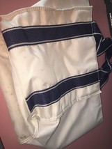 White And Navy Shoulder Bag - £10.67 GBP