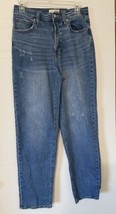 Universal Thread Women&#39;s High Rise 90&#39;s Straight Distressed Jeans 5 Pock... - $21.33
