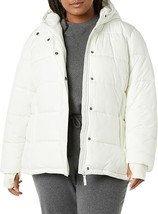 Amazon Essentials Women&#39;s Ivory Heavyweight Long-Sleeve Hooded Puffer Coat - 6X - £13.96 GBP