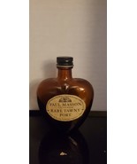 Paul Manson Rare Tawny Port Small Heart Shaped 2 Oz Bottle Brown With Bl... - $171.34 MXN
