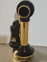 VTG Ezra Brooks 1971 Candlestick Telephone Whiskey Decanter Heritage Chi... - $17.77