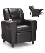 Children Recliner Chair With Ergonomic Armrest &amp; Padded Backrest Brown - £157.79 GBP