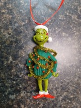 Dr. Seuss Department 56 Ornament Grinch Ugly Sweater #1 - $29.69