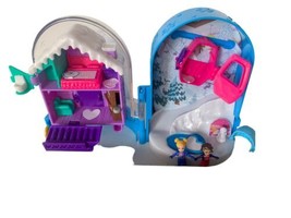 Polly Pocket Snowball Surprise Compact Doll Playset Ski Lodge Snow Globe Mattel - £23.85 GBP