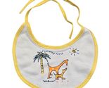 Carter's Baby Bib John Lennon Giraffe Palm Tree Sun Cotton Vintage Y2K NEW - $14.85