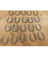 20 PCS CAST IRON SMALL HORSESHOE 3 1/2&quot; x 2 3/4&quot; Horse Nick Nack **SOME ... - $47.62 CAD