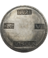 1821 Barcelona Notmedaille - &quot;Salus Populi&quot; 30 Sous Medaille - $18.76 CAD