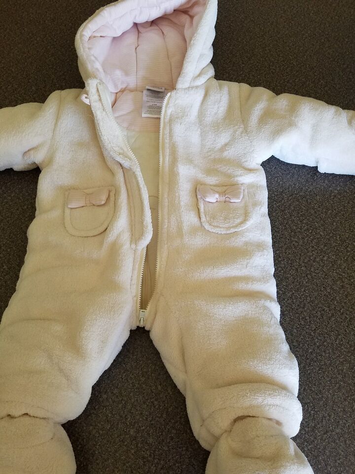 ABSORBA Brand Snow Suit ~ Size 3-6 Months ~ Ivory in Color - $26.18