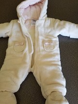 ABSORBA Brand Snow Suit ~ Size 3-6 Months ~ Ivory in Color - £20.47 GBP