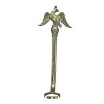 Eagle Brass Wall Mounted Decorative Candle Light Holder Sconce 2008  13&quot;x5.5&quot; - £29.86 GBP