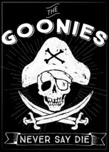 The Goonies Movie Goonies Never Say Die Skull Logo Refrigerator Magnet UNUSED - £3.14 GBP