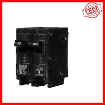 Double Pole 60 Amp QP Circuit Breaker - Plug-In Safety Solution for 240V... - $31.03