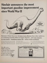 1964 Print Ad Sinclair Gasoline Dino the Dinosaur Vintage Gas Pump - £17.97 GBP
