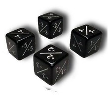 2x MTG -1/-1 Counter Dice and 2x +1/+1 Counter Dice Flipside - £14.15 GBP
