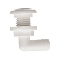 90-Degree Thru Hull Fitting, Fits 3/4 In. Id Hose, 7/8 In. Max. Hull - £11.79 GBP