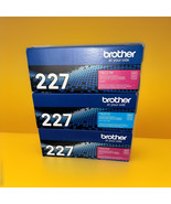 Brother Genuine TN227C High Yield Toner Cyan, 2x Magenta TN227M -ALL SEALED - $228.00