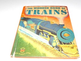 VINTAGE &#39;THE WONDER BOOK OF TRAINS&#39; 1952 -  BOOK- FAIR- W12 - £2.89 GBP