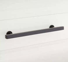 New 6&quot; Matte Black Diehl Adjustable Brass Cabinet Pull by Signature Hard... - $15.95