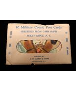Vintage 1940s USMC Marine Corps 10 Military Comic Postcards Camp Davis NC - $366.69 MXN