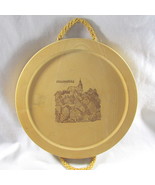 Freudenberg Germany Wooden Charger Plate Vintage Rope Handles German Woo... - £16.96 GBP