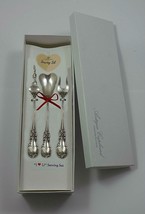 Burgundy by Reed and Barton Sterling Silver &quot;I Love You&quot; Serving Set 3pc Custom - £153.75 GBP