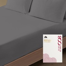 Premium Hotel Quality 1-Piece Cotton Fitted Sheet, Luxury Softest 800 Thread Cou - $59.99