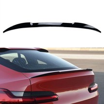 Gloss Black Rear Trunk Spoiler Lip Wing fits BMW X4 G02 2018-2022 ABS - £85.21 GBP