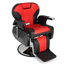 Heavy Duty Hydraulic Recline Barber Chair Salon Tattoo Beauty Chair Hair Cutting - £363.69 GBP