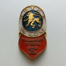 Royal Deluxe Head Badge Emblem Vintage Bicycle Nos - £23.97 GBP