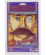 FORUM SELF ADHESIVE GENTLEMAN BROWN THEATRICAL MOUSTACHE 61501 - $177.77 MXN