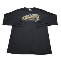 Alstyle Shirt Mens L Black New Orleans Saints Super Bowl 2009 Long Sleeve - $373.91 MXN