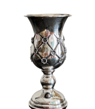 Vintage Judaica Sterling Silver Ornate Jewish Kiddush Cup Marked  ST925 - £117.89 GBP