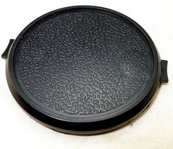 58mm Lens Front Cap Black Plastic snap on type made Hong Kong - $6.22