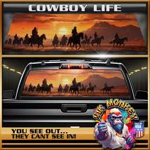 Cowboy Life - Truck Back Window Graphics - Customizable - £46.16 GBP+