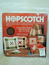 Charles Craft Hopscotch Cross Stitch Fabric Aida 14 Count 1 Pc 15&quot; X 15&quot; Sealed - £4.92 GBP