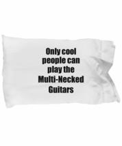 Multi-Necked Guitars Player Pillowcase Musician Funny Gift Idea Bed Body... - £17.23 GBP