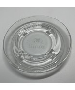 HILTON Hotel Ashtray Thick Glass Vintage 1960’s-1970’s  Travel Decro Tob... - $19.48