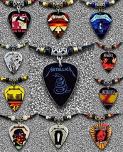 Handmade Metallica Tribute Aluminum guitar pick necklaces - $14.52+
