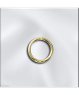 6mm Gold Filled Soldered Closed 20g Jump Rings (10) - £4.06 GBP