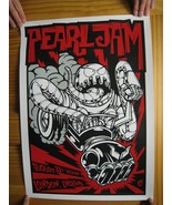 Pearl Jam Poster Silk Screen London 2009 - $253.15 CAD