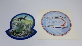 USAF Thunderbirds Sticker Decals 5&quot; Lot of 2 - $9.60