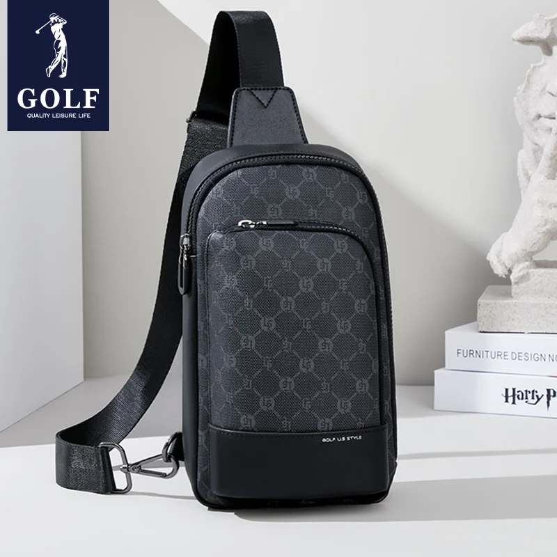GOLF Men&#39;s Chest Bag New Leisure and Fashion Chest Bag Brand Crossbody S... - $49.15