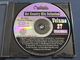 CHARTBUSTER KARAOKE HOT COUNTRY HITS COLLECTION VOLUME 27 CD CD+GRAPHICS... - £11.67 GBP