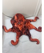 Folkmanis Octopus Plush Hand Puppet Red Squid Ocean Sea Creature 5 Finge... - $30.00