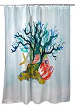 Betsy Drake Starfish, Coral, Shells Shower Curtain - £75.93 GBP