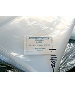 Uline Brand 10&quot; x 15&quot; Poly Bags Resealable 1.5 mil Clear Pack of 100 S-5068 - £7.85 GBP