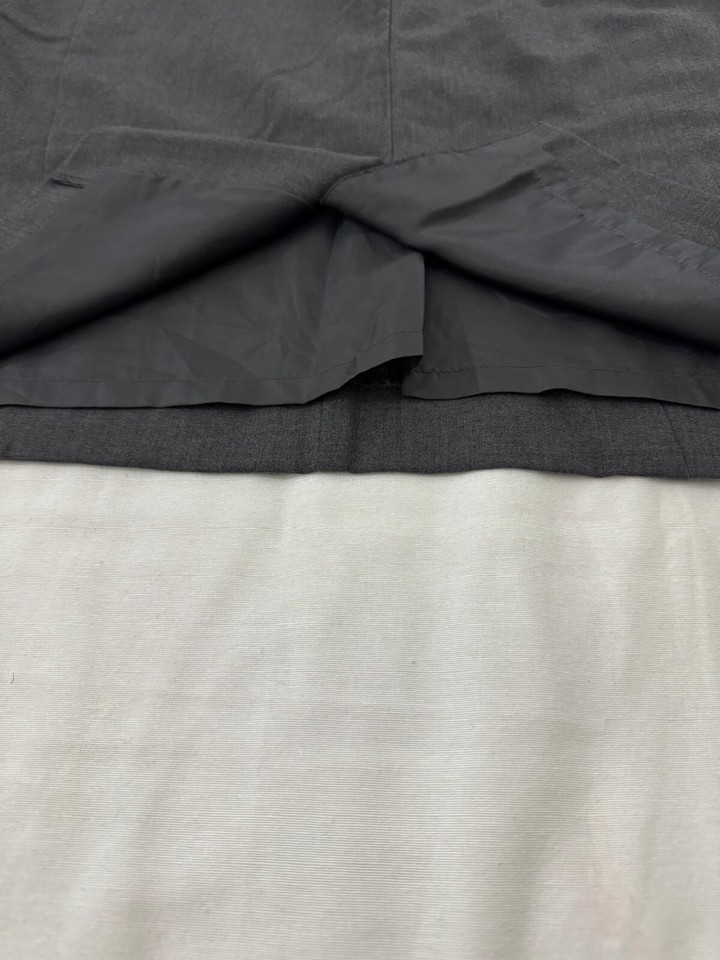 Worthington Women's Gray Rear Zip & Slit Pencil Pull-On Skirt Size 14 Waist 36" Item image 5