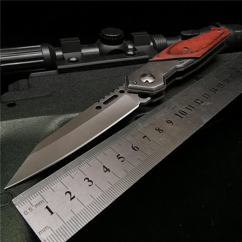 20CM (7.9&#39;) 58Folding  Pocket    Survival 8Cr15 Steel Blade EDC Tool with Back C - £181.11 GBP