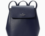 New Kate Spade Madison Flap Backpack Saffiano Leather Parisian Navy / Du... - $123.41